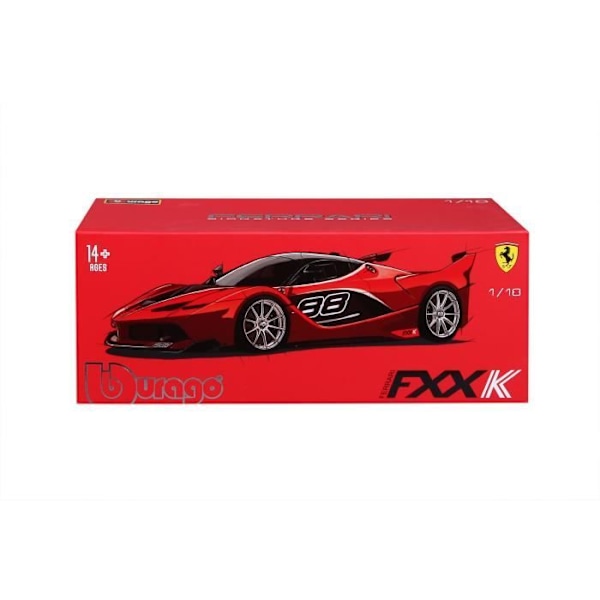 Keräilijän auto - BBURAGO - Ferrari Signature FXXK - Punainen - Mittakaava 1/18 Ferrari Signature FXXK röd