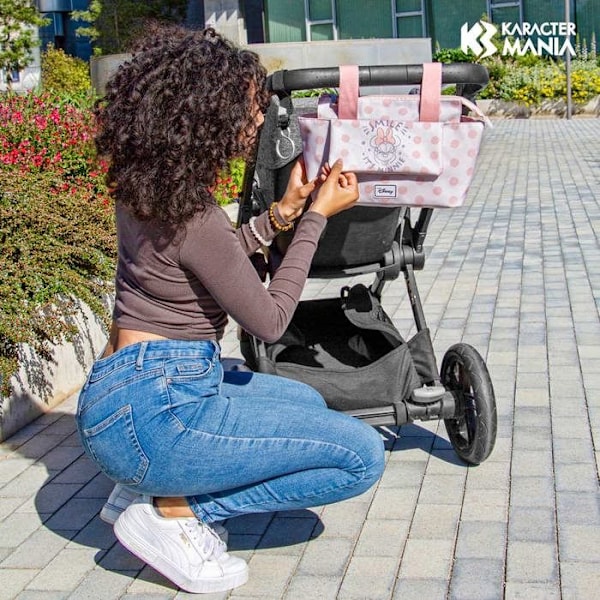 Saccos organiser för barnvagn - Disney Minnie Mouse Dear - Lax - En storlek Lax