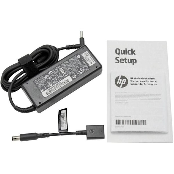 HP Smart AC-strømadapter - Europa - 90 W Sort