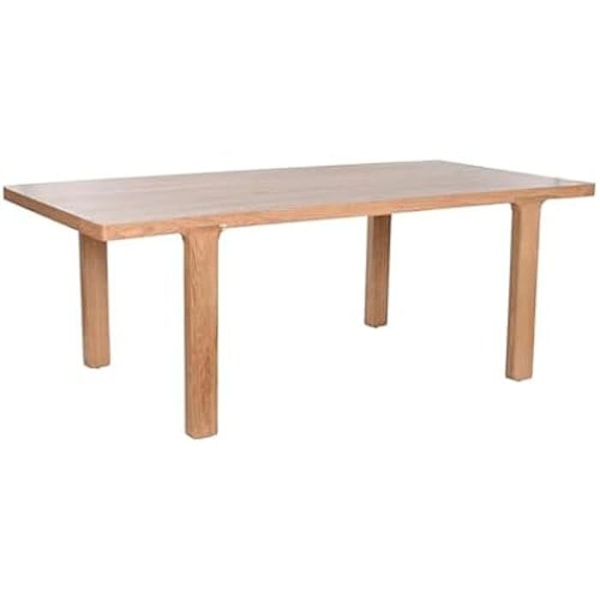 Spisebord - HOME ESPRIT - Natur eg - 210,5 x 101 cm - Rektangulært - Massivt træ Flerfärgad