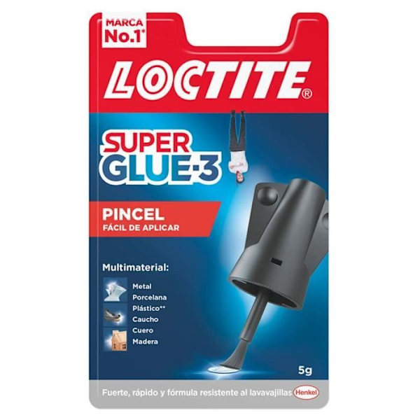 Lim - LOCTITE - Super Glue 3 C-Pensel - 5g - Transparent - Vandafvisende - Nem anvendelse Transparent
