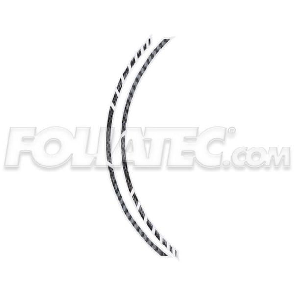 RACING BÅNDTANG - Ikke specificeret - 14 Striber - 7 mm x 41 cm - Farve Sort - Velegnet til udendørs brug