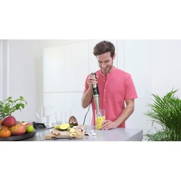 BRAUN MQ 9187 XLI stavblender - 1200W - 3 hastighedstilstande - Sort