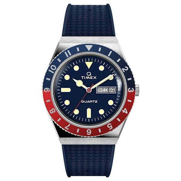 Montre - Timex - TW2V32100 - Quartz - Analog - Silikone Blå 21 cm Blå