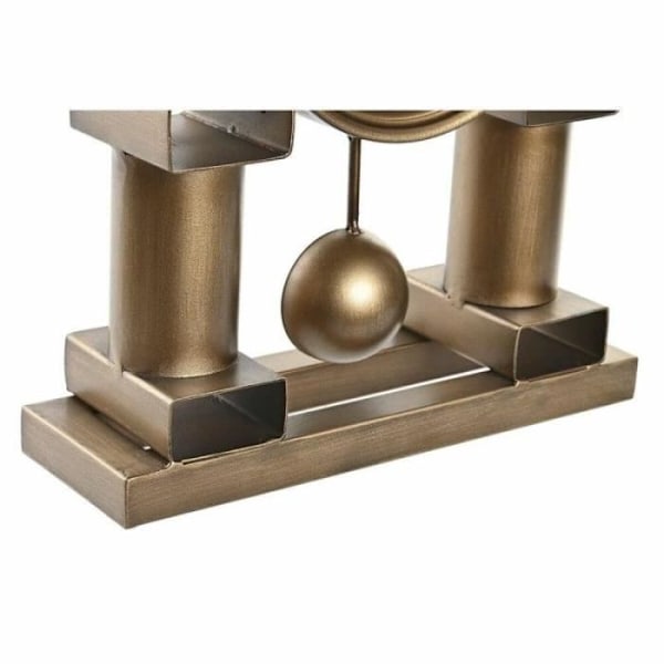 Bordur - LANA DECO - Thyann - Sort Glas Guld - 25 x 8 x 31 cm - Traditionel Stil Svart guld