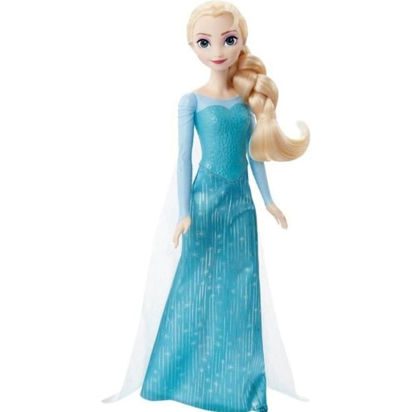 Frossen Elsa-Mattel Disney-dukke med dressing og tilbehør HLW47 Flerfärgad
