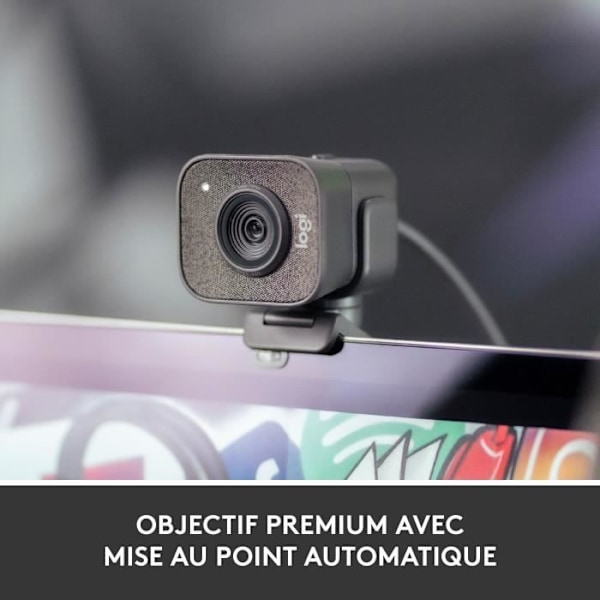 Webcam - Full HD 1080p - Logitech G - StreamCam - Til Twitch og Youtube streaming - Grafit