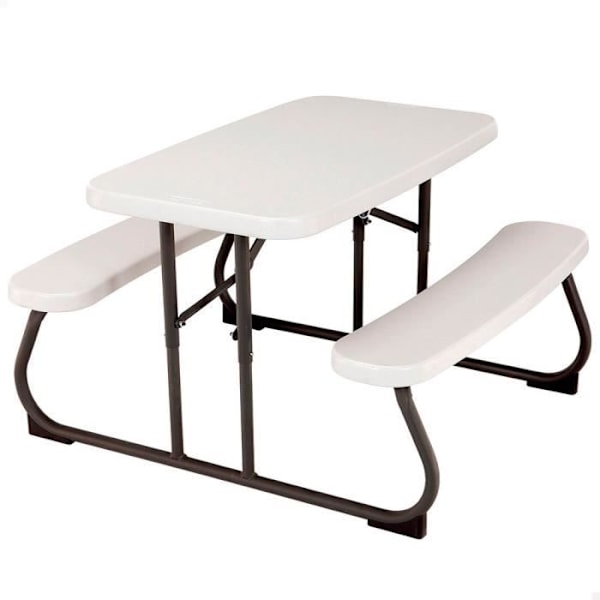 Picnicbord - LIFETIME - Mandler - 82,5 x 90 cm - Vejrbestandig - Til børn