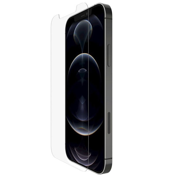 Skærmbeskyttelse - BELKIN - iPhone 12/12 Pro - Hærdet glas - Antimikrobiel - Syntetisk