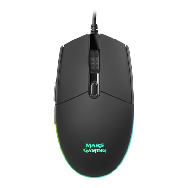 Optisk Mus - Mars Gaming - MMG - 3200 dpi - Kablet - 6 knapper