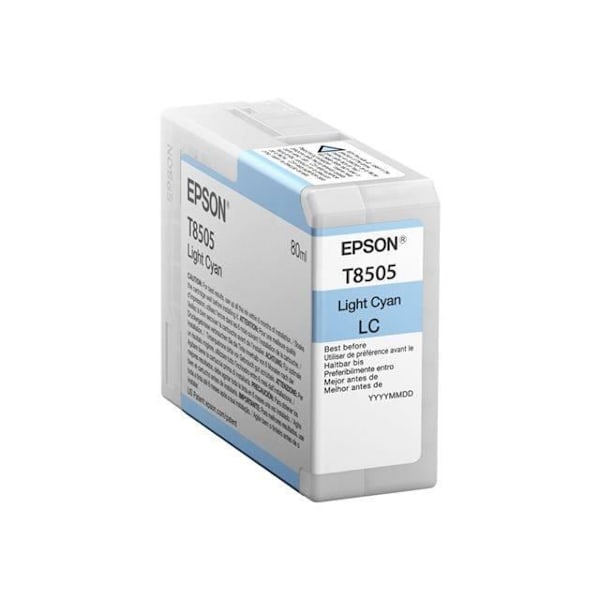 EPSON T850800 UltraChrome HD blækpatron - Sort - 80ml