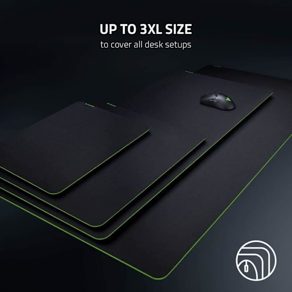 Musemåtte - RAZER - Gigantus V2 3XL - Blød - Skridsikker - Mikrotekstureret