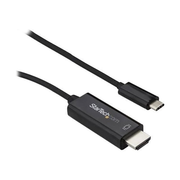 StarTech.com 3 m USB-C - HDMI 4K 60 Hz -sovitinkaapeli - USB Type-C - HDMI -kaapeli mustana (CDP2HD3MBNL)