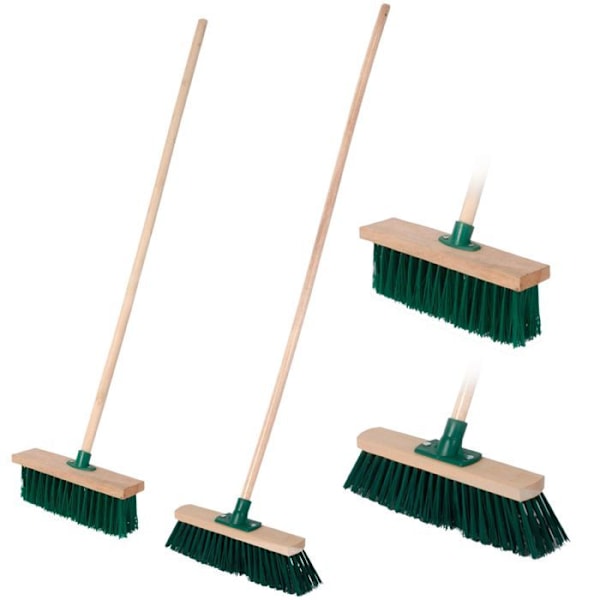 Udendørs kost 40 cm med håndtag 120 cm