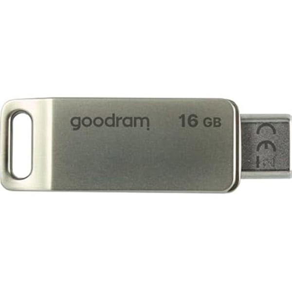 USB nøgle - GOODRAM - DUALDRIVE OTG - 16 GB - USB 3.2 - Type C Sølv
