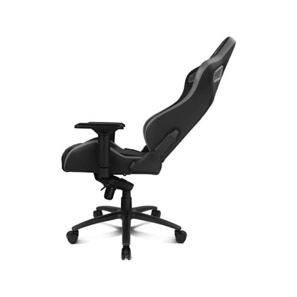 DRIFT GAMING Chair DR600 -DR600BGRAY - Professionell spelstol, konstläder, 4D armstöd, klass 4 kolv, mekanism Grå