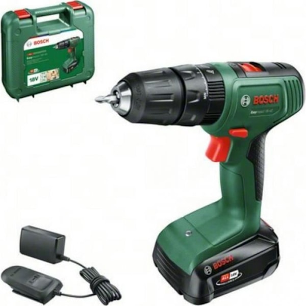 Perceuse Visseuse EasyImpact 18V-40 (1x 1,5Ah) + AL18V-20 i transportkasse Grön