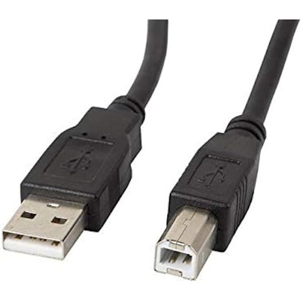USB-kabel - LANBERG - Han A USB Han - 1 M - Ferrit - Sort