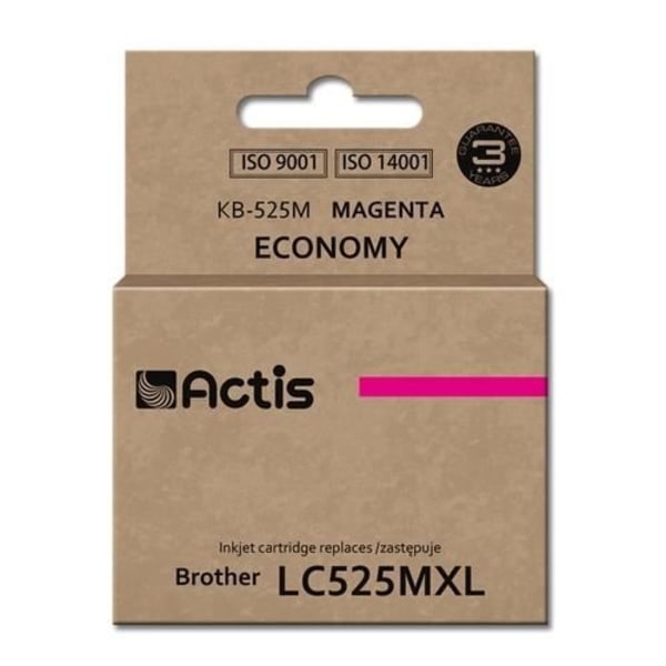 Cartouche med blæk ACTIS KB-525M til Brother printer (kompatibel med LC-525M)