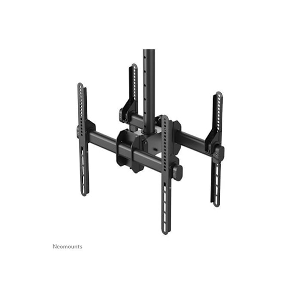 Uuden tähden NM-C440DBLACK tasolevytuki - Musta - 2 LCD-näyttöä - Kallistettava - Jopa 400 x 400 mm musta