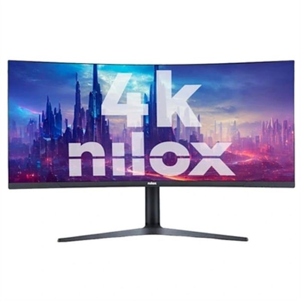 TV NILOX NXM344KD11 34" LED UWQHD 144Hz Curva - Sort - Smart TV - HDR - Wi-Fi Sort
