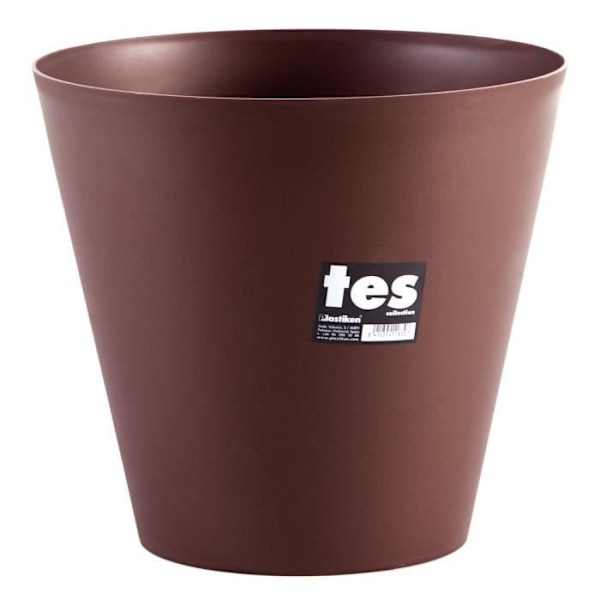 PLASTIKEN Tes kartio kukkaruukku - 32 cm - Pronssi Cone Tes Brons