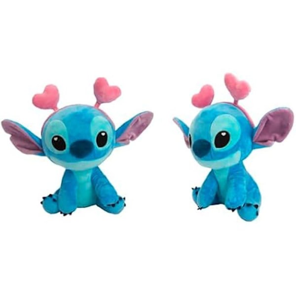 Peluche - SIMBA - Stitch - 25 cm - Egnet fra fødslen - Blød og krammelig Blå