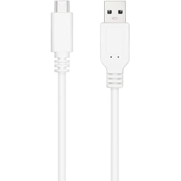 USB 2.0 kabel - NANO KABEL - 10.01.2103-W - USB-C/M-A/M - 3A - 3 meter - Hvid