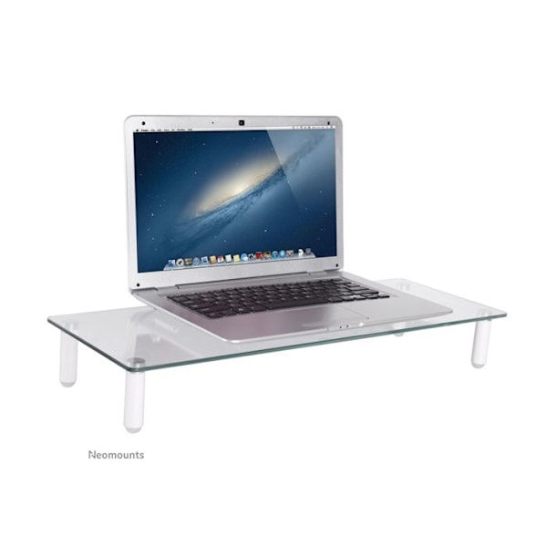 Skærmstøtte - NewStar - NSMONITOR10 - Kapacitet 25 kg - Transparent orm - Mål 56x21x8 cm Sort