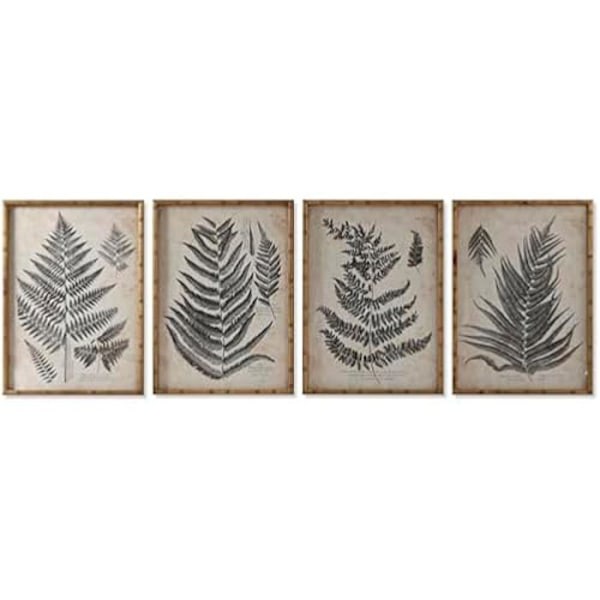 Tableau - HJEM ÅND - Bregne Hytte - 50 x 70 cm - Multifarvet - 4 enheder mångfärgad