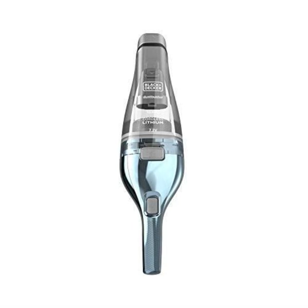 Trådløs håndstøvsuger BLACK+DECKER NVC220WBC-QW - 7,2 V - Ladebase 15,5 - Metalblå
