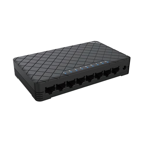 Reyee 8-portars Gigabit Unmanaged Desktop Switch Svart