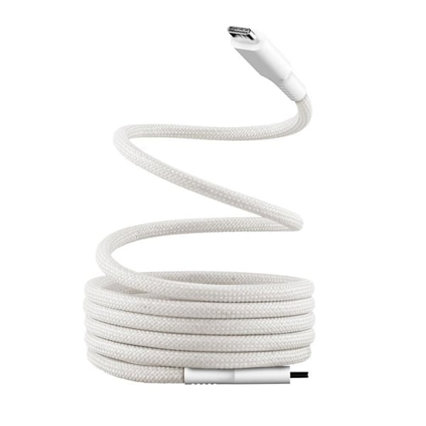 Magnettinen USB-C-kaapeli - T NB - 1,5m - Valkoinen - M/M-liitin - Pituus 1,5m