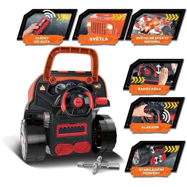 Mekanikerens værksted - Buddy Toys - BGP 5012 Orange