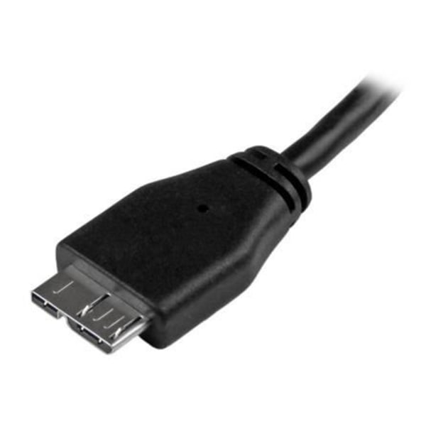 USB 3.0 slim A - Micro B -kaapeli - 50 cm - Musta - STARTECH