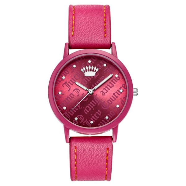 Kvindeur - Juicy Couture - JC1255HPHP - Kvarts - Læder - 36 MM rosa/rosa