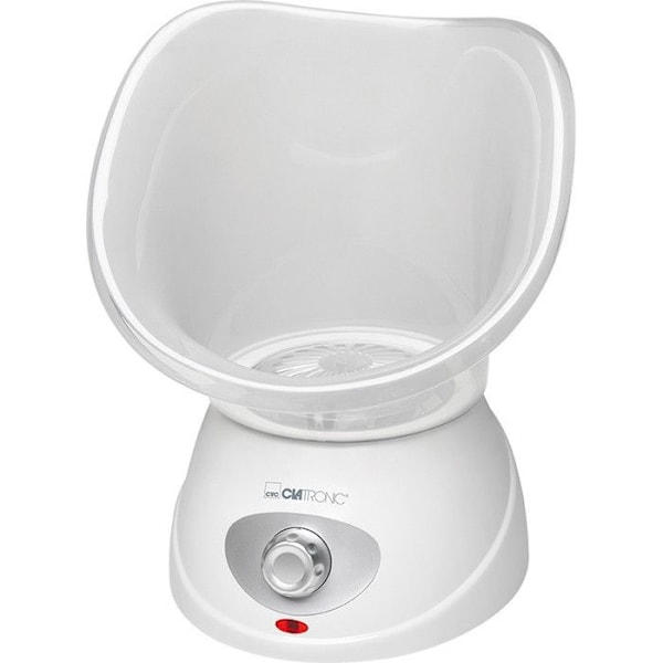2 in 1 -kasvosauna Clatronic GS 3656 Valkoinen/harmaa Vit grå