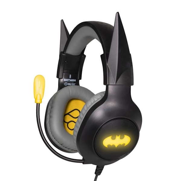 Batman Gaming Headset irrotettavalla Dark Knight Earsilla PS5:lle, PS4:lle, Xbox Series X/S:lle, Xbox Onelle, Nintendo Switchille, PC:lle, Macille