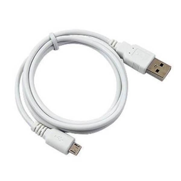 Datakabel - Universal - Micro USB - Vit - Alla operatörer - 2 års garanti