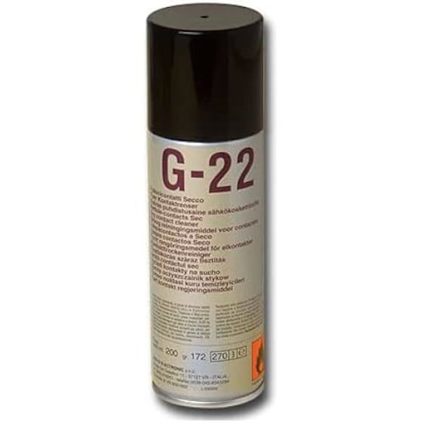 G-22 - FONESTAR - Puliscicontatti tør - Gennemsigtig - To elektroniske NOS - ML 200 transparent