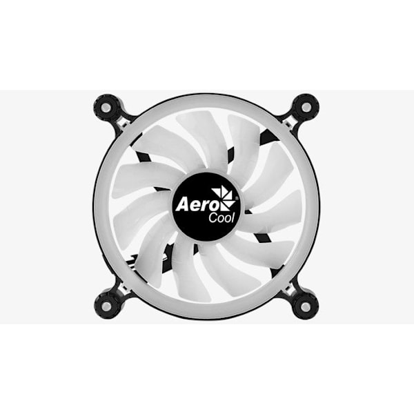Tuuletin - Aerocool - Spectro - 12 cm - Musta - 60 dB - 3,6 W musta, Läpikuultava