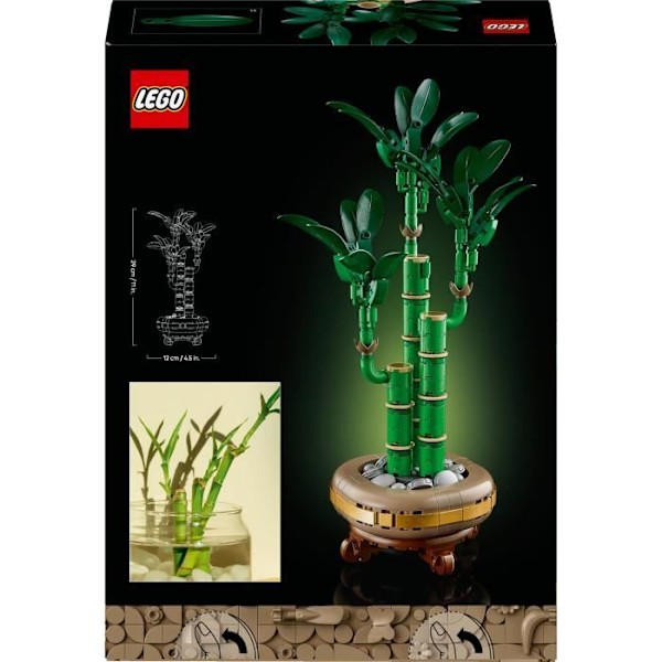 LEGO Botany 10344 Lucky Bamboo - Konstgjord växt och heminredning Grön