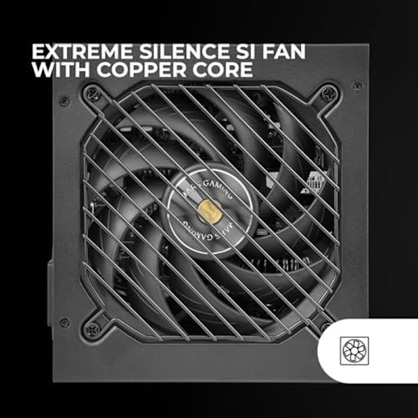 ATX PC strømforsyning - MARS GAMING - MPB550SI - 550W - 80Plus Bronze - Ekstrem Silence
