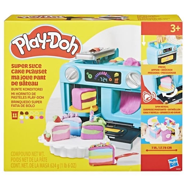 Play-Doh Kaunis kakkupalani, muovailuvaha-sarja Flerfärgad
