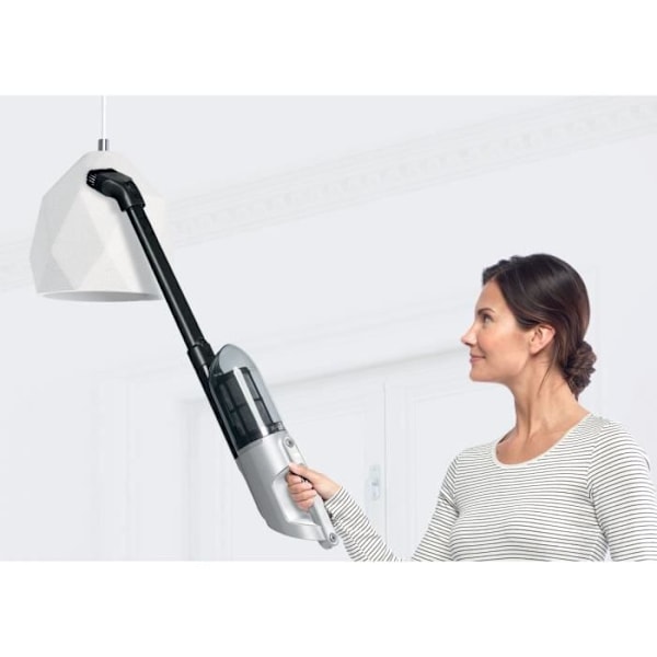 BOSCH BBH3ALL28 Trådløs 2-i-1 og Flexxo multifunktionsstøvsuger - 2 hastigheder - 28 V - 55 minutters autonomi - Metallisk hvid