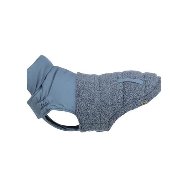 Vinterjacka för hund - Trixie - Blå - Varm vaddering - Polyester - Dekorativa fickor