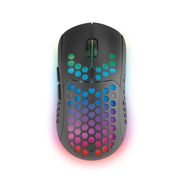 MARSGAMING Mars Gaming, Langaton pelihiiri, RGB Flow, Ultrakevyt 79g, 3200DPI, Musta - MMW3