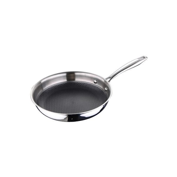 GENERISK - Stegepande Ø24x4,7cm Rustfrit Stål Hi-Tech 3 Bgmp-1631 Masterpro