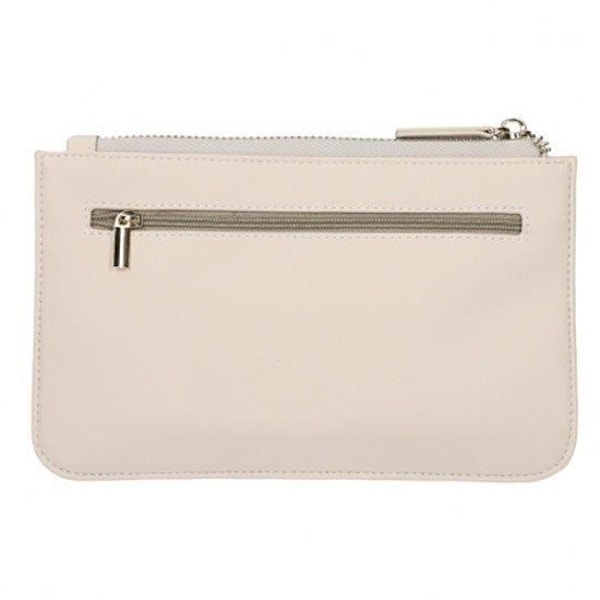 Sæk Horisontal - KSIX - Beige - PU - 20 cm x 13 cm - Unisex Beige