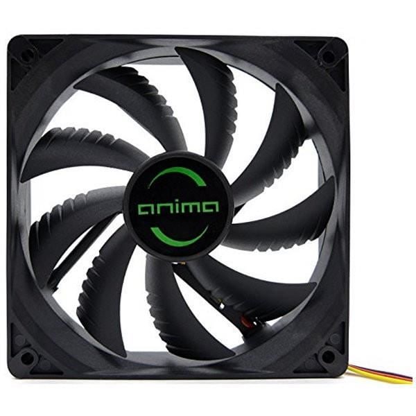 Tacens Anima Fläkt 12cm 14db Fluxlager Svart